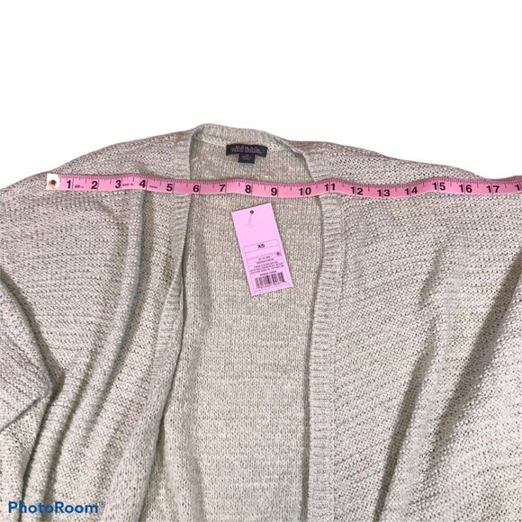 Wild Fable Womens Size XS Sweater Cardigan Open Front Knit Light Green New - Picture 8 of 11